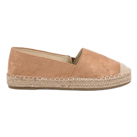 Small Swan Ruskind Espadrilles brun