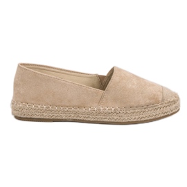 Small Swan Ruskind Espadrilles brun