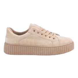 Seastar Beige ruskind creepers