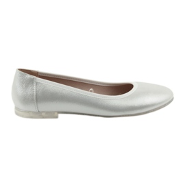 Sergio Leone Sølv kvinders ballerinas BL607