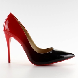 Shaded Pins Ombre 5019 Red rød