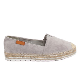 Grå ruskind espadriller RC-61 Grå