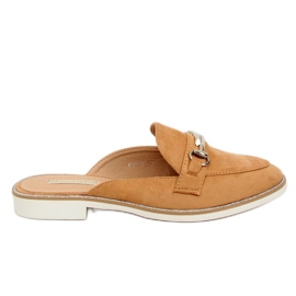Camel F9375 Camel loafers hjemmesko brun