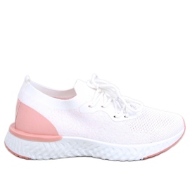 Hvide BL164P L.PINK sportssko