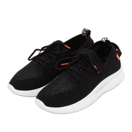 Sorte sportssko BK-117 Sort