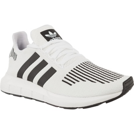 Adidas Swift Run Ftwr Hvid Kerne Sort Medium Grå Heather