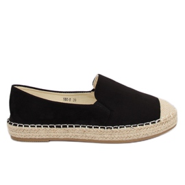 Sort espadriller til kvinder 180-5 Sort