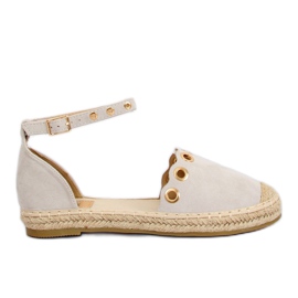 Espadriller med grå LX170 grå rem