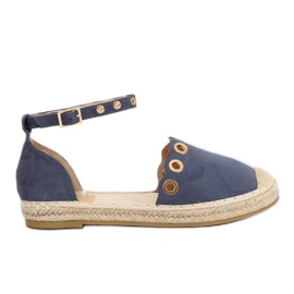Espadriller med rem LX170 Blå marine blå