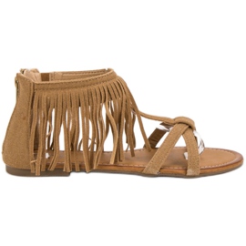 Evento Sandaler med frynser brun