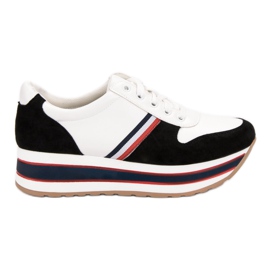 Seastar Moderigtige sneakers hvid sort flerfarvet