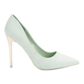 Seastar Suede Mint Heels blå flerfarvet
