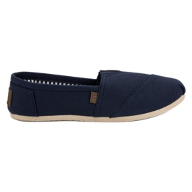 Klassiske marineblå slipons marine blå