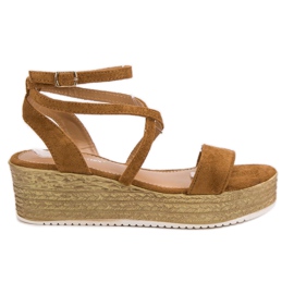 Ch. Creation Camel Wedge Sandaler brun