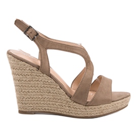 Espadrilles On Kotrurnie Sandaler brun