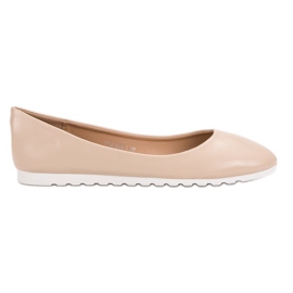 Yes Mile Klassiske ballerinaer beige