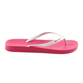 Ipanema 81030 flip-flops til fritidsbrug hvid lyserød