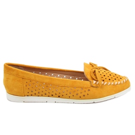 Gule kvinders loafers T339P Gul