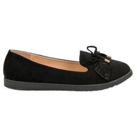 Comer Sort ruskind ballerinaer