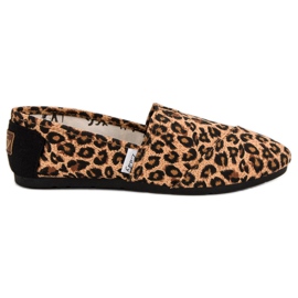 L. Day Plettede Slipons brun