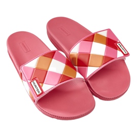 Hunter Kvinders Original Justerbar Slide Weave Arcade Pink flerfarvet