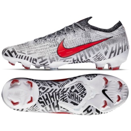 Nike Merurial Vapor 12 Elite Neymar Fg M AO3126-170 fodboldsko hvid grå