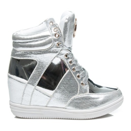 Vices Moderigtige sneakers med ornament grå