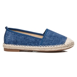 Catisa Komfortabel Espadrilles blå