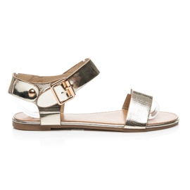 Vices Gyldne flade sandaler gylden