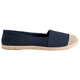 Trendy marineblå Espadrilles