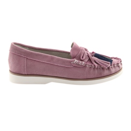 Komfortable kvinders loafers Filippo 641 lyserød