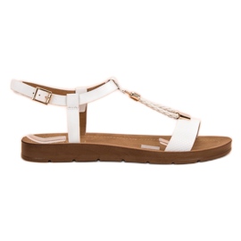 Filippo Moderigtige hvide sandaler