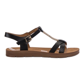 Filippo Klassiske sorte sandaler
