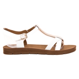 Filippo Klassiske hvide sandaler