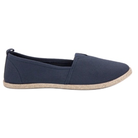 Marineblå Slip On Sneakers marine blå
