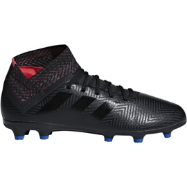 Adidas Nemeziz 18.3 Fg Jr D98016 fodboldstøvler flerfarvet sort