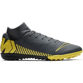 Nike Mercurial Superfly X 6 Academy Tf M AH7370-070 fodboldsko flerfarvet grå