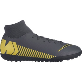 Nike Mercurial Superfly 6 Club Tf M AH7372-070 fodboldsko flerfarvet grå