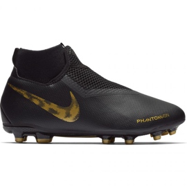Nike Phantom Vsn Academy Df FG / MG Jr AO3287-077 fodboldsko sort sort