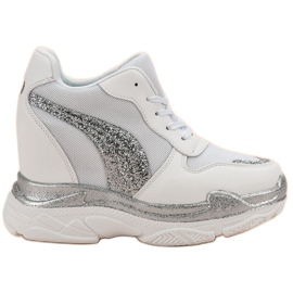 Hvide sneakers med Glitter VICES