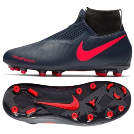 Nike Phantom Vsn Academy Df Fg Jr AO3287-440 blå marine blå