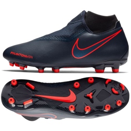 Nike Phantom Vsn Academy Df Fg M AO3258-440 fodboldsko blå marine blå