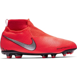 Nike Phantom Vsn Elite Df Mg Jr AO3289-600 fodboldsko flerfarvet rød