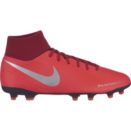 Nike Phantom Vsn Club Df FG / MG M AJ6959-600 fodboldsko flerfarvet rød