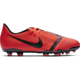 Nike Phantom Venom Academy Fg Jr AO0362-600 fodboldsko flerfarvet appelsiner og røde