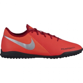 Nike Phantom Vsn Academy Tf M AO3223-600 fodboldsko flerfarvet appelsiner og røde