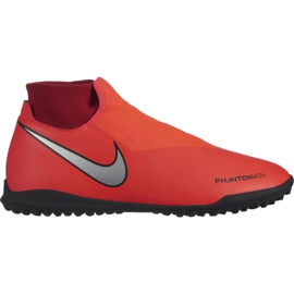 Nike Phantom Vsn Academy Df Tf M AO3269-600 fodboldsko flerfarvet rød