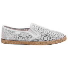 Mckeylor Blonde hvide slipons