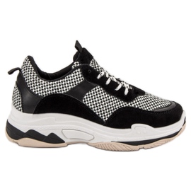 Kylie Sneakers på platformen sort
