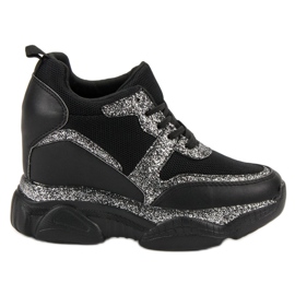 VICES Sneakers med brokade sort